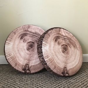 SOLD “Stump for your rump” seat cushions